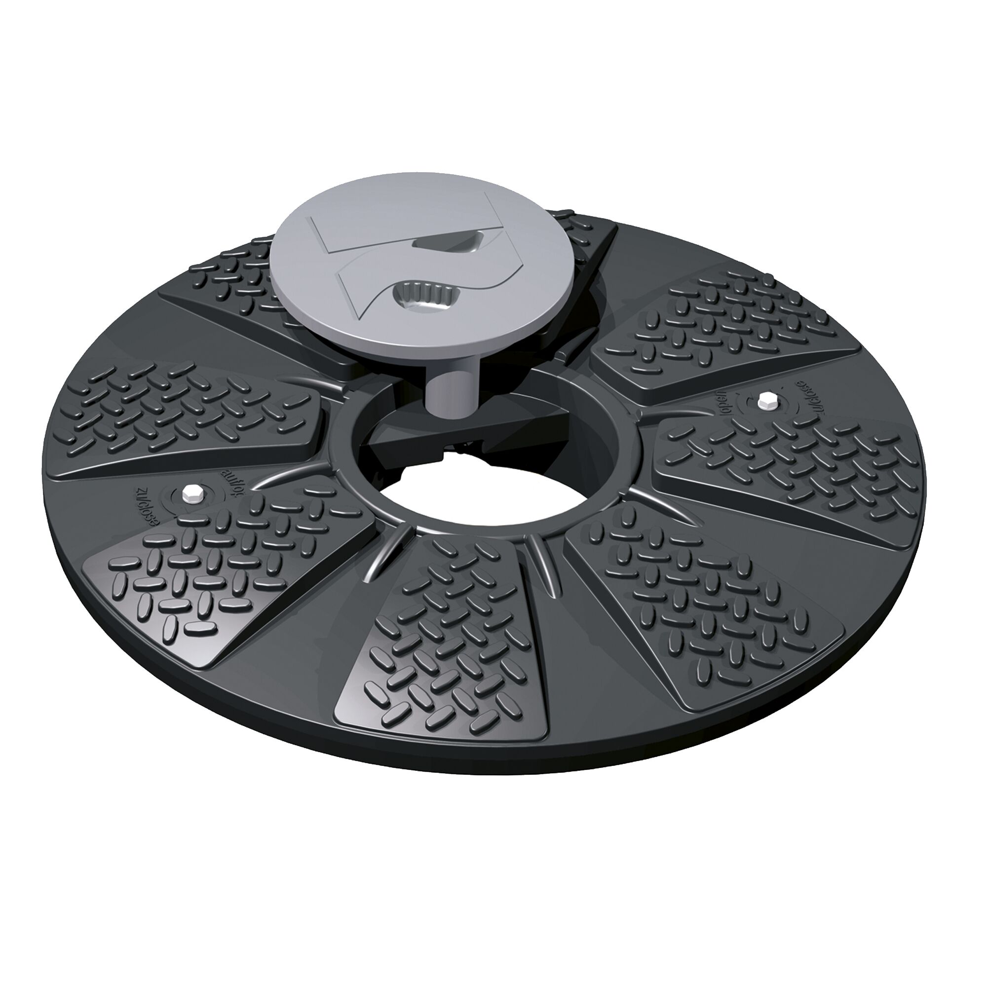 Schwarzer Thermodeckel TwinCover ohne Entlüftung