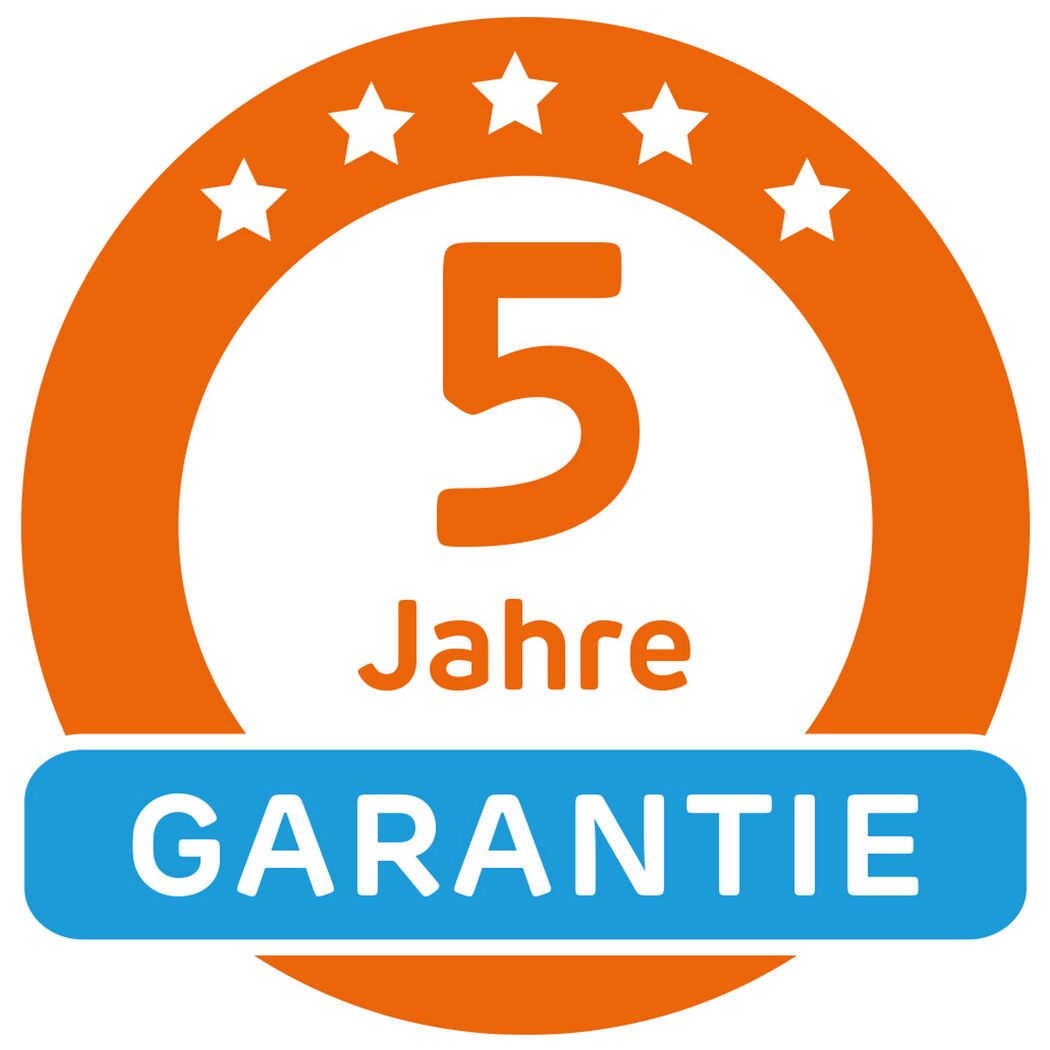5 Jahre Garantie