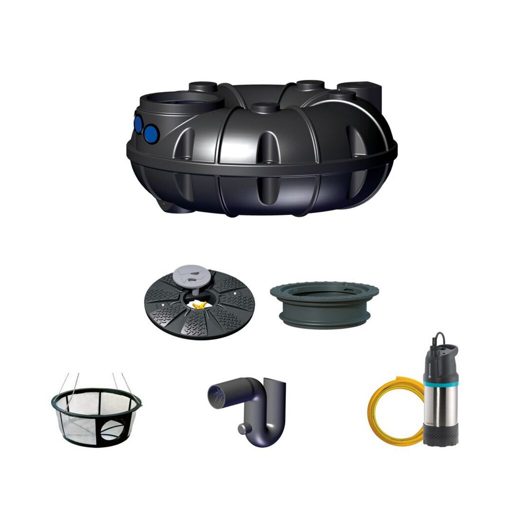 Gartenanlage 'Neo Basic' 1.500 Liter Ø 192 x 81 cm