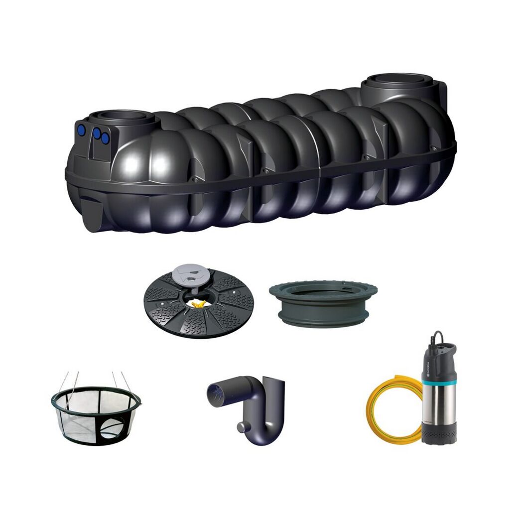 Gartenanlage 'Neo Basic' 10.000 Liter 542 x 230 x 141,5 cm
