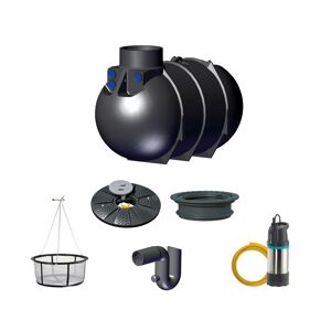 Gartenanlage 'BlueLine-II Basic' 2.600 Liter 240 x 136 x 159 cm