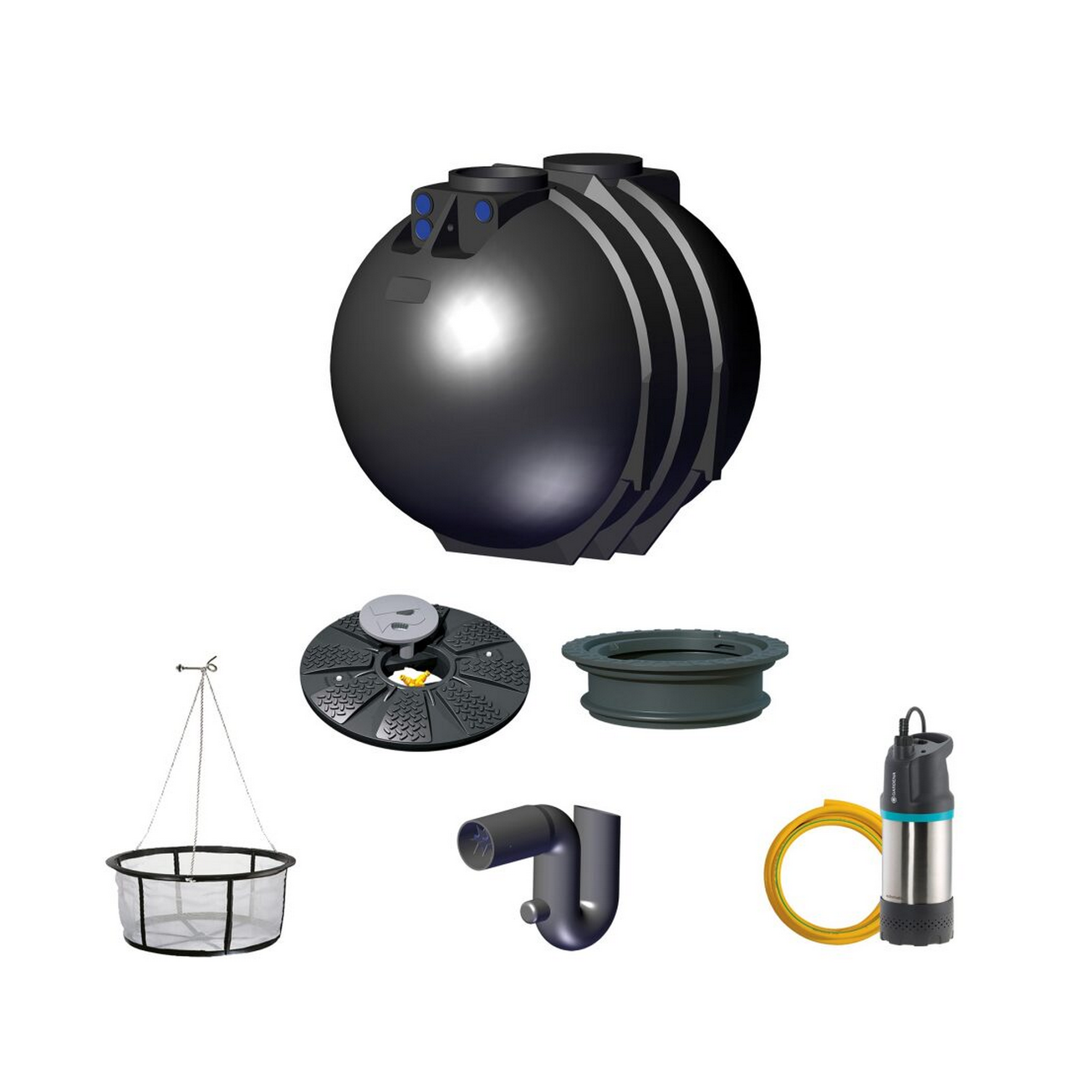 Gartenanlage 'BL-II Basic' 5.200 Liter 240 x 201 x 225 cm