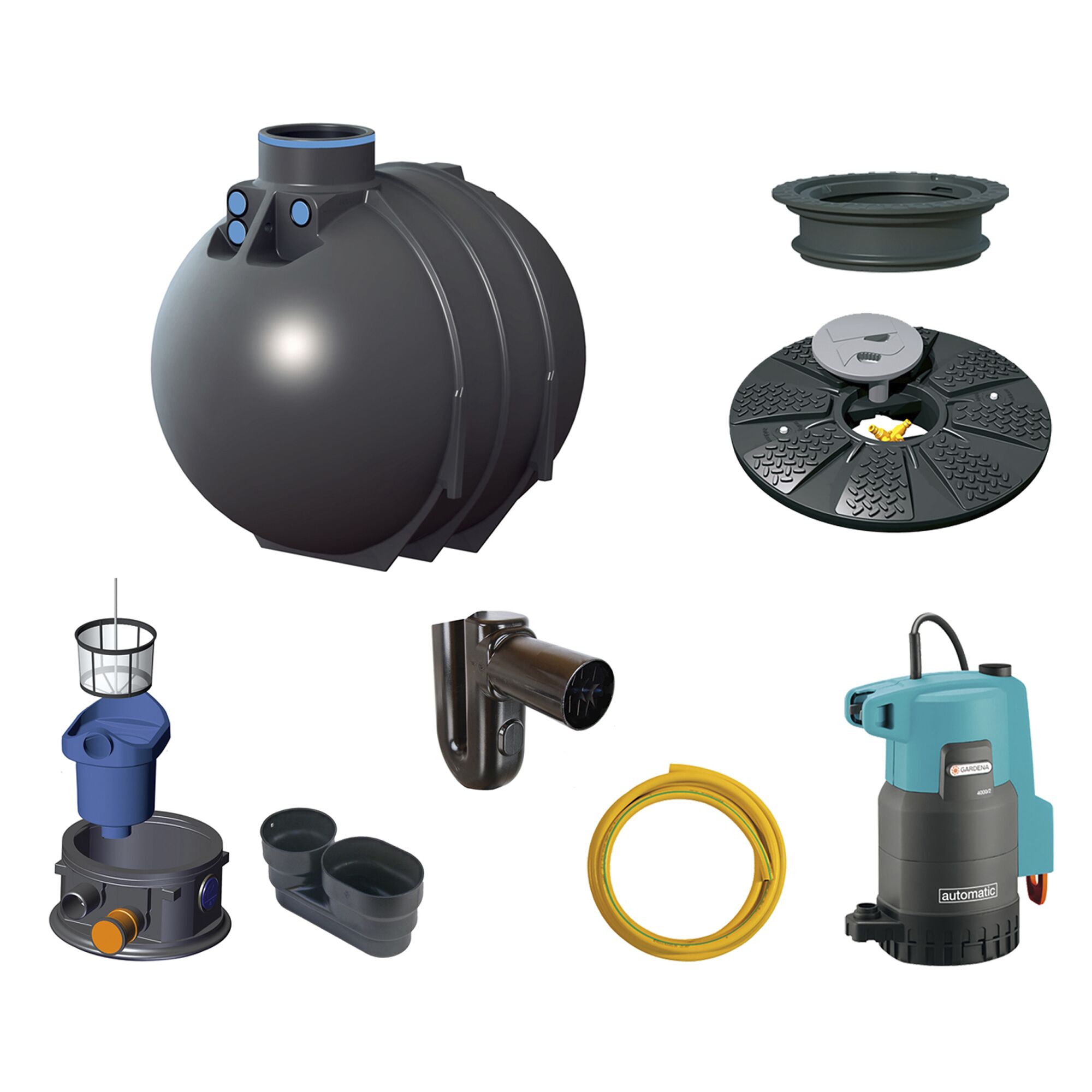 Bestandteile einer Gartenanlage