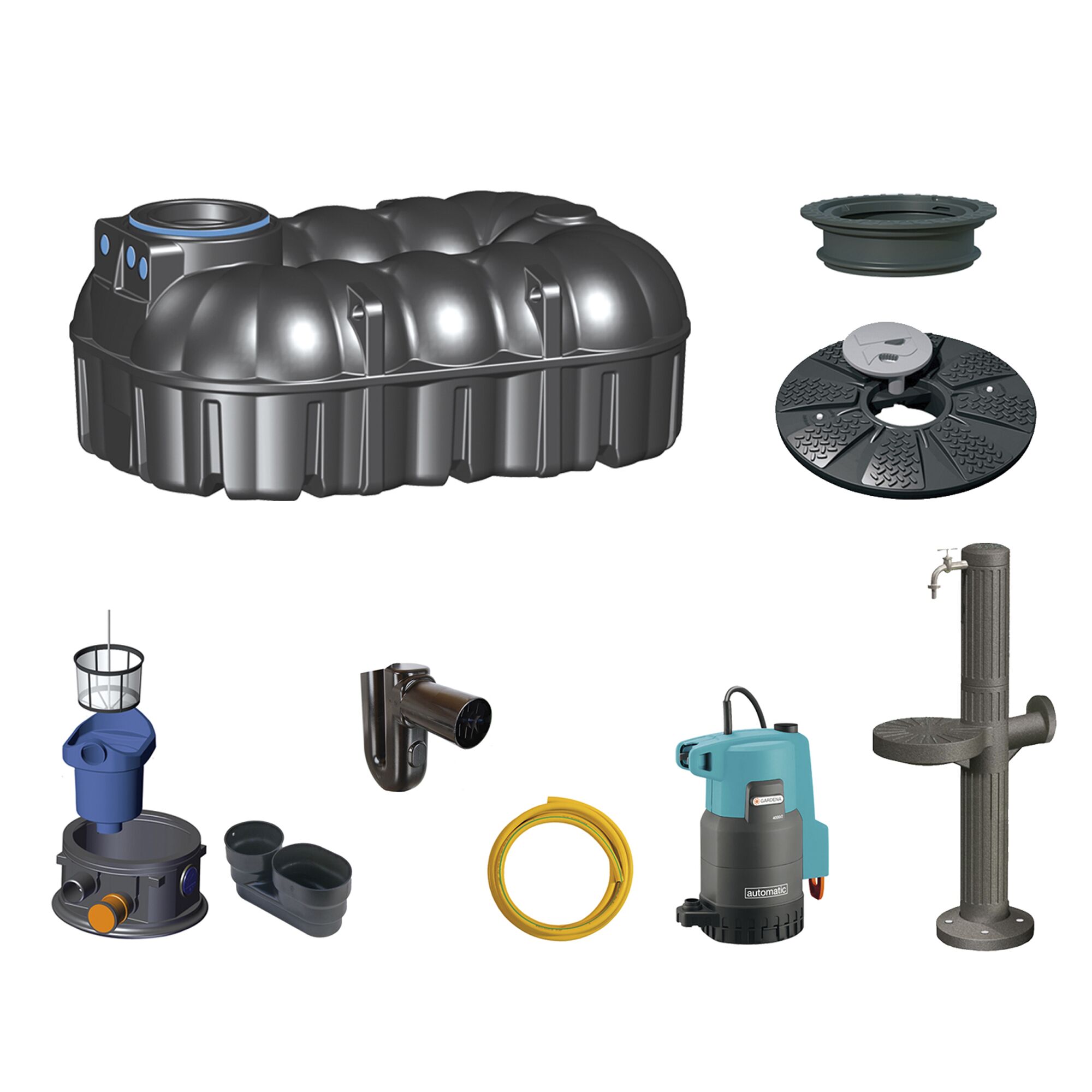 NEO Gartenanlage PreTyp 7.100 mit Pumpe und Zubehör