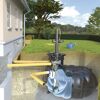 Schema einer Gartenanlage mit Regenwassernutzung