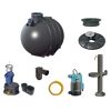 Gartenanlage-Set mit Pumpe und Zubehör