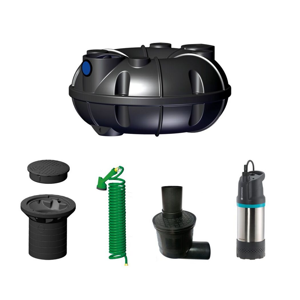 Gartenanlage 'Neo' begehbar 800 Liter 150 x 150 x 69 cm