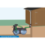 Gartenanlage 'Neo' begehbar 800 Liter 150 x 150 x 69 cm