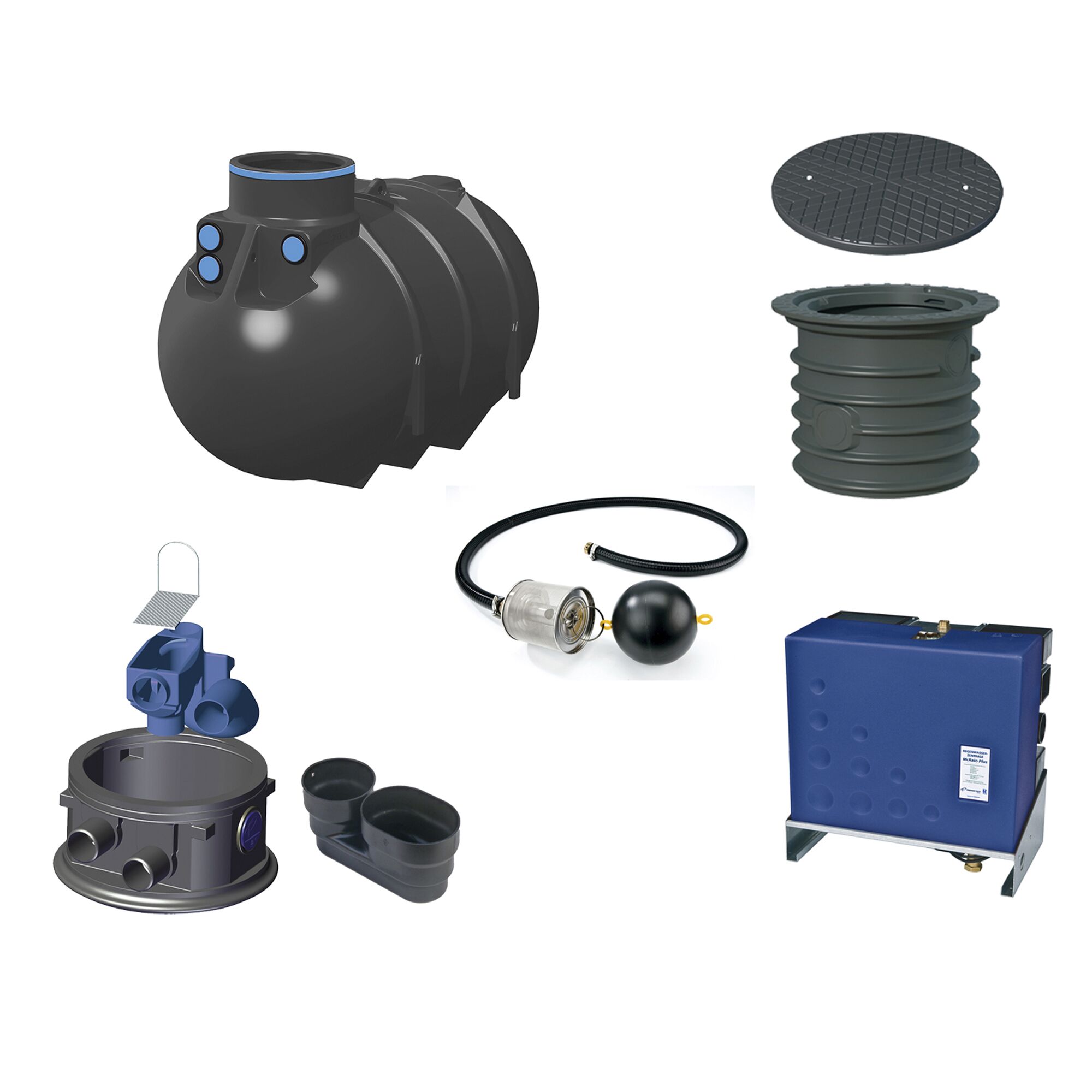 Komponenten einer Hausanlage Typ 2600