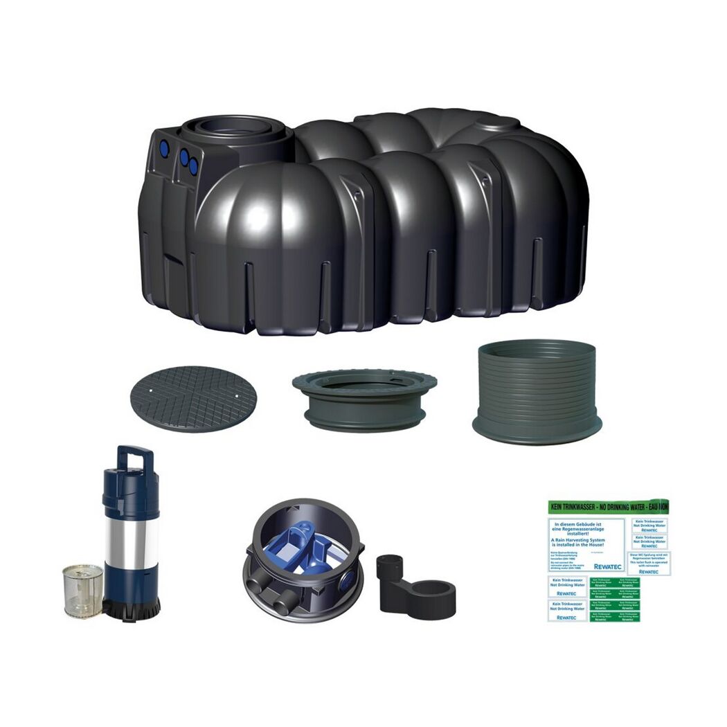 Haus-Komplettanlage 'Neo Diver' 7.100 Liter 340 x 236 x 146 cm