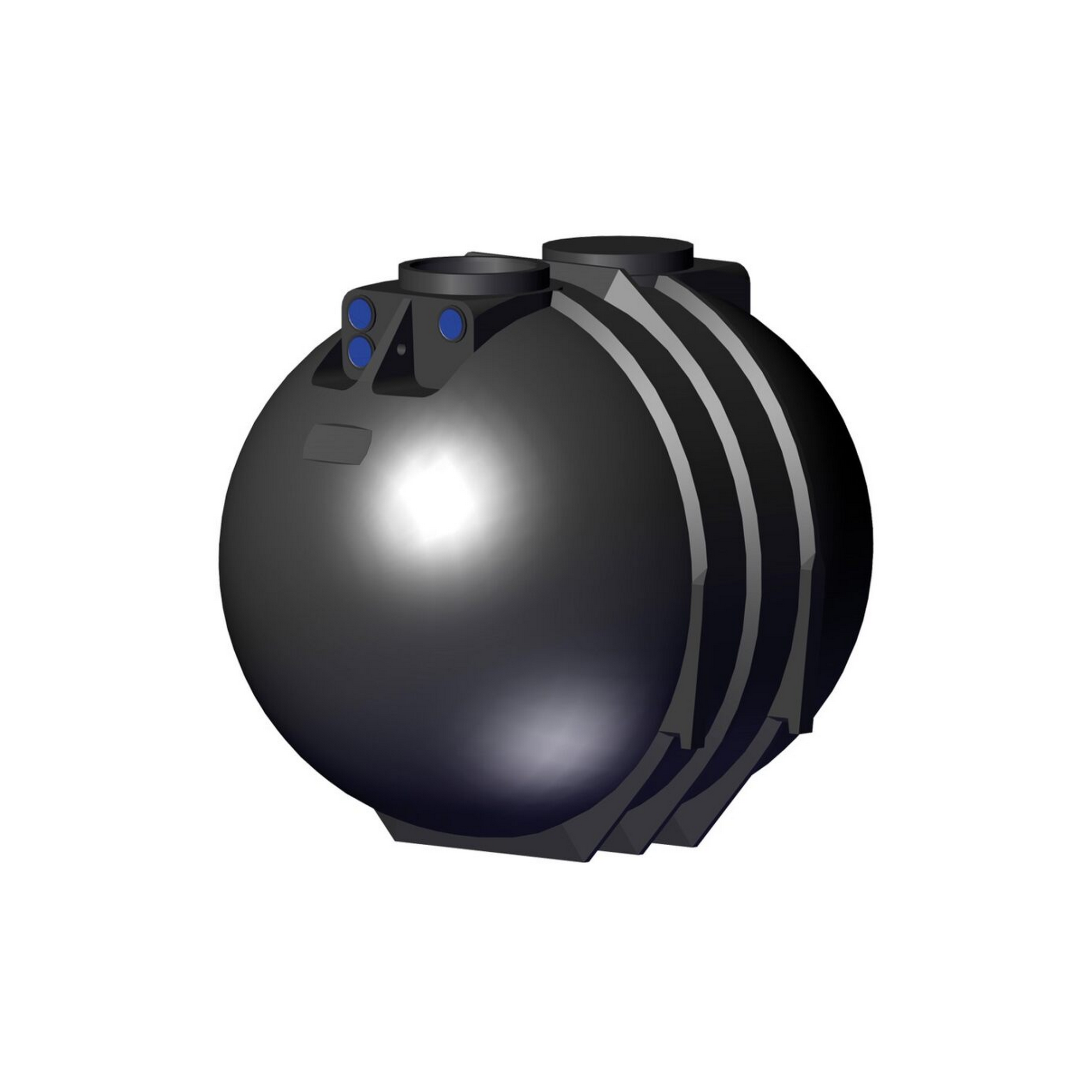 Zisterne 'BlueLine II' schwarz 7600 l