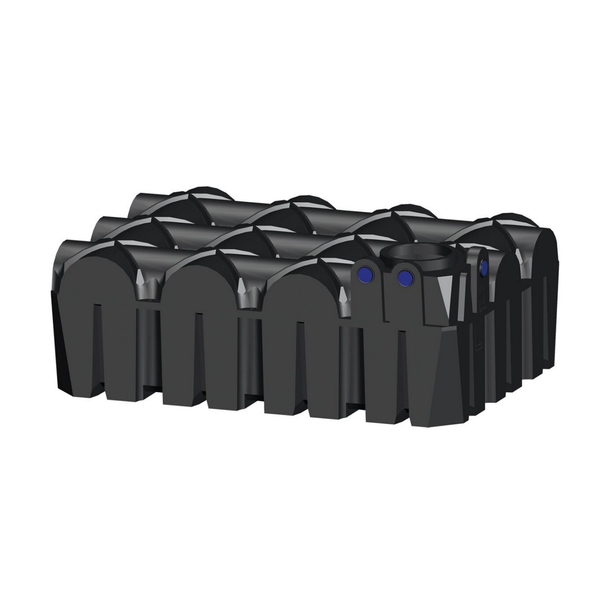 Zisterne 'F-Line F-75' schwarz 7500 l