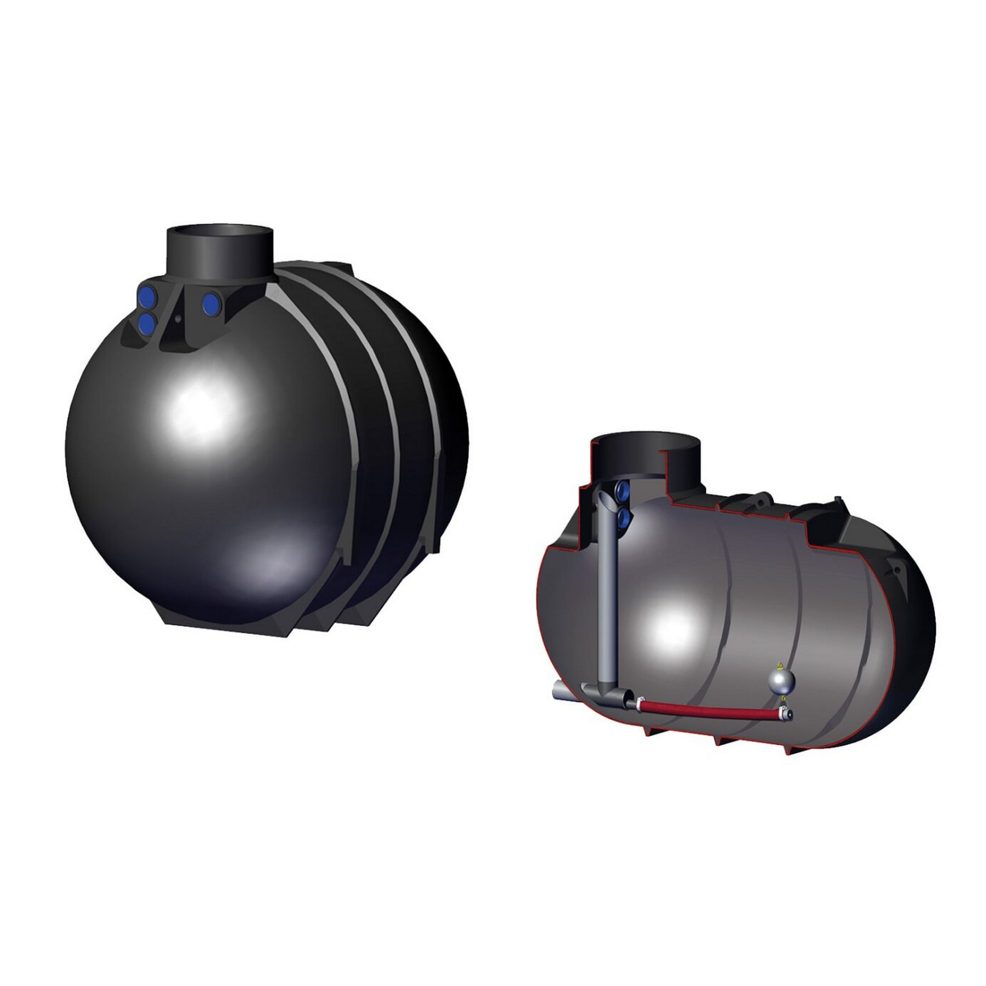 Retentionstank 'Blueline II' schwarz 5200 l