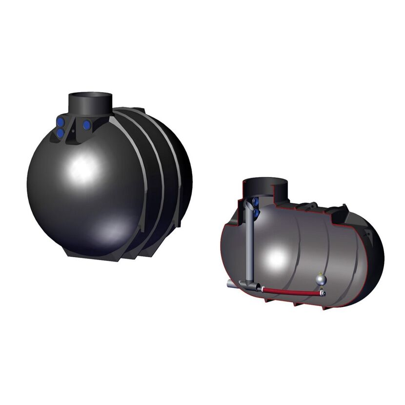 Retentionstank 'Blueline II' schwarz 5200 l