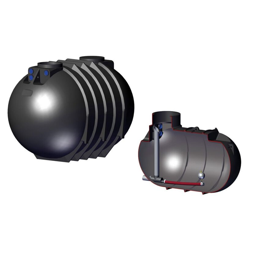 Retentionstank 'Blueline II' schwarz 10000 l