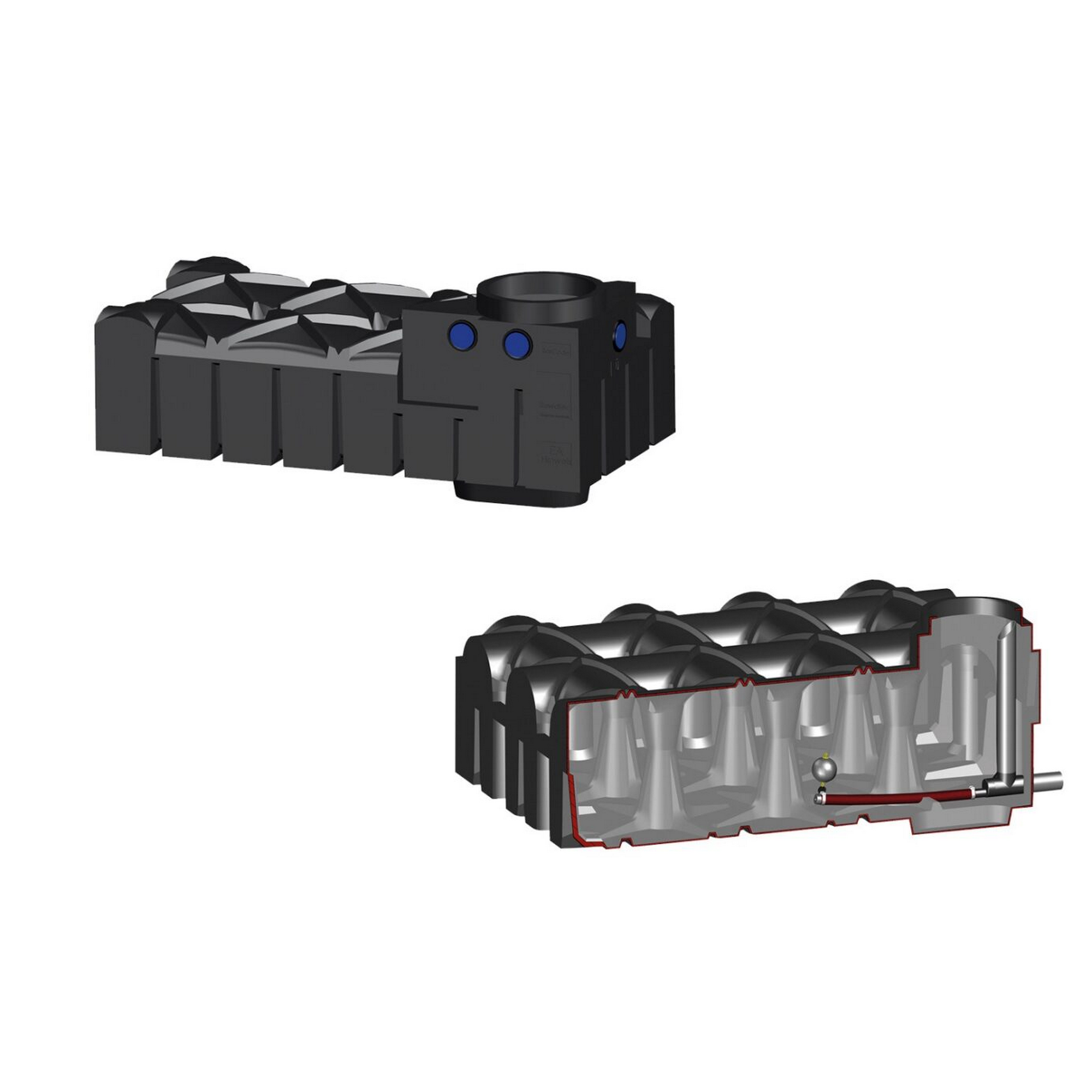 Retentionstank 'F-Line' schwarz 1500 l