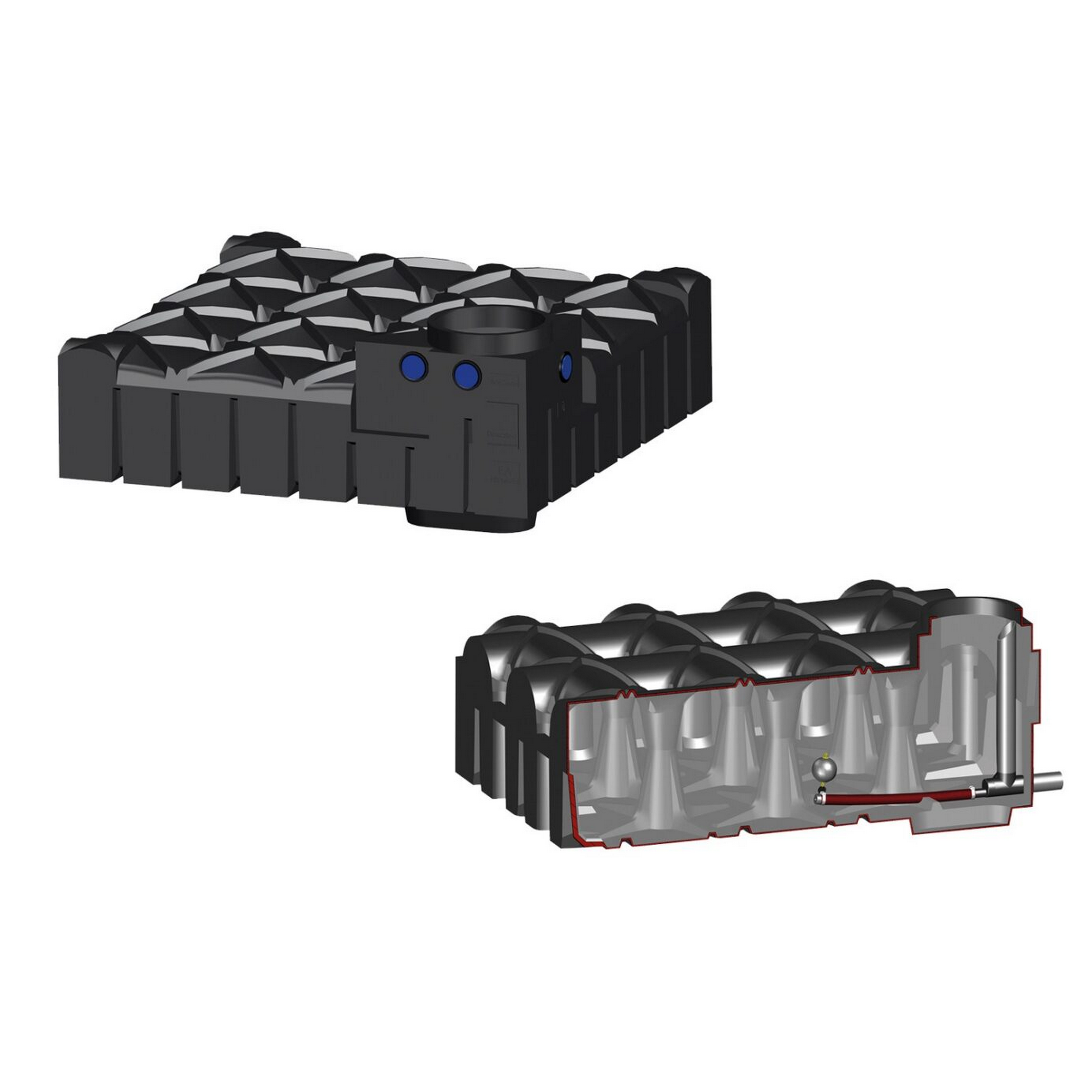 Retentionstank 'F-Line' schwarz 3000 l