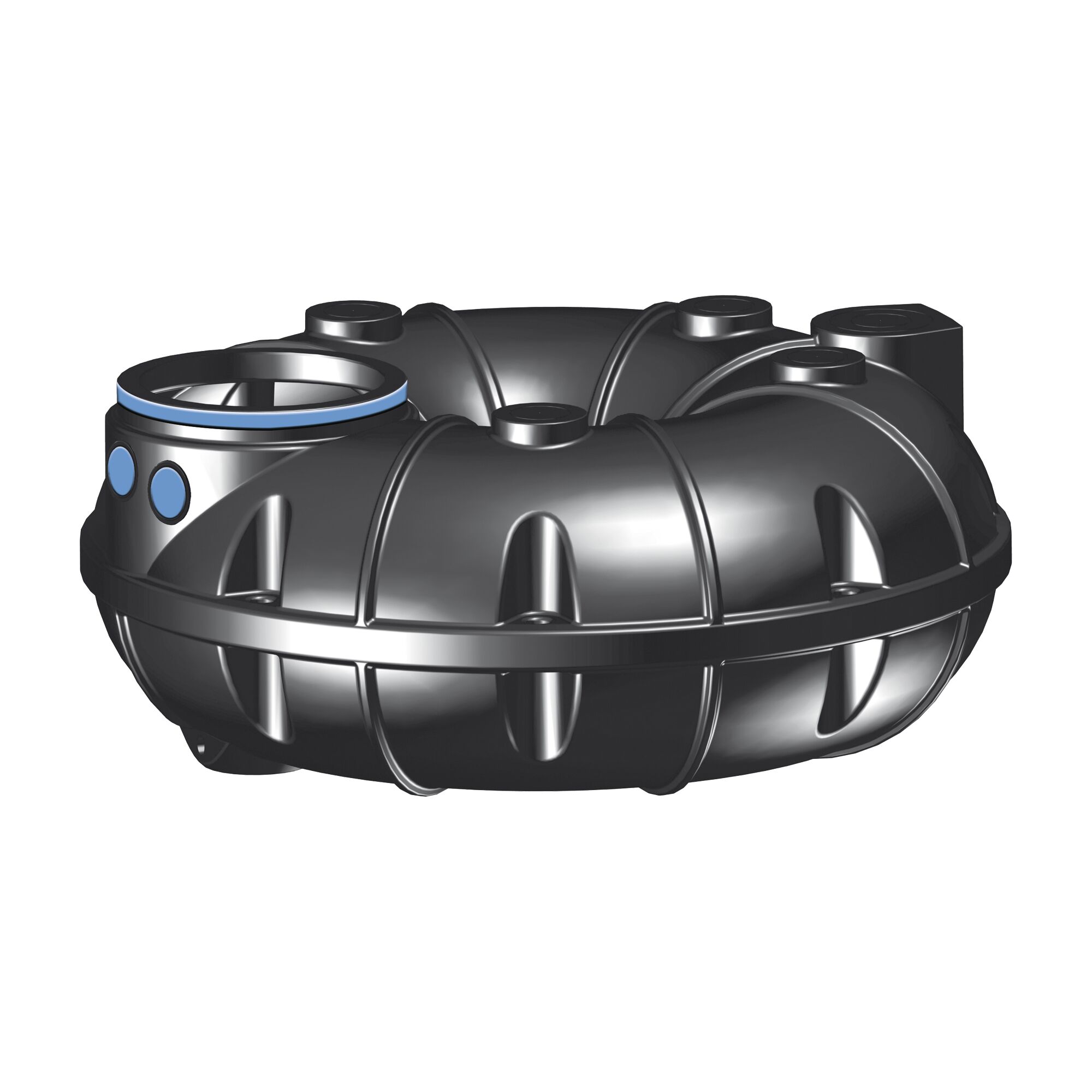 Schwarzer NEO Retentionstank Typ 1.500