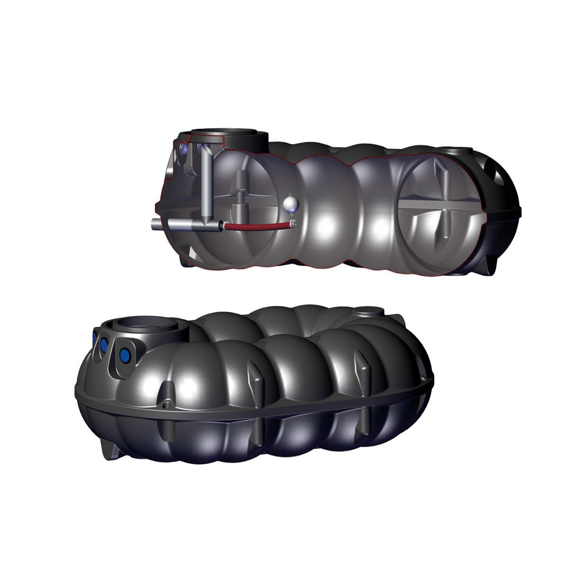 Retentionstank 'Neo-Combi' schwarz 5000 l