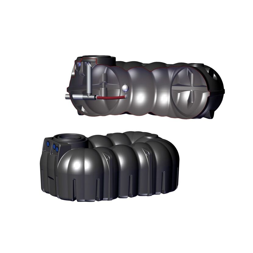 Retentionstank 'Neo-Combi' schwarz 7100 l