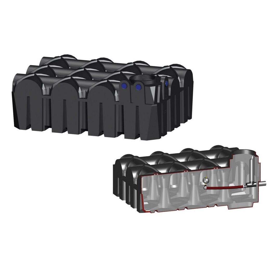 Retentionstank 'F-Line-Combi' schwarz 7500 l