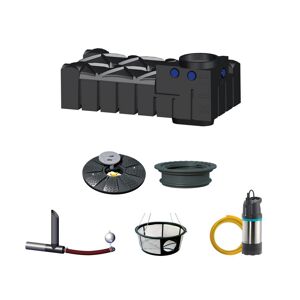 Gartenanlage 'F-Line Basic Retention' 1.500 Liter 240 x 120 x 88 cm