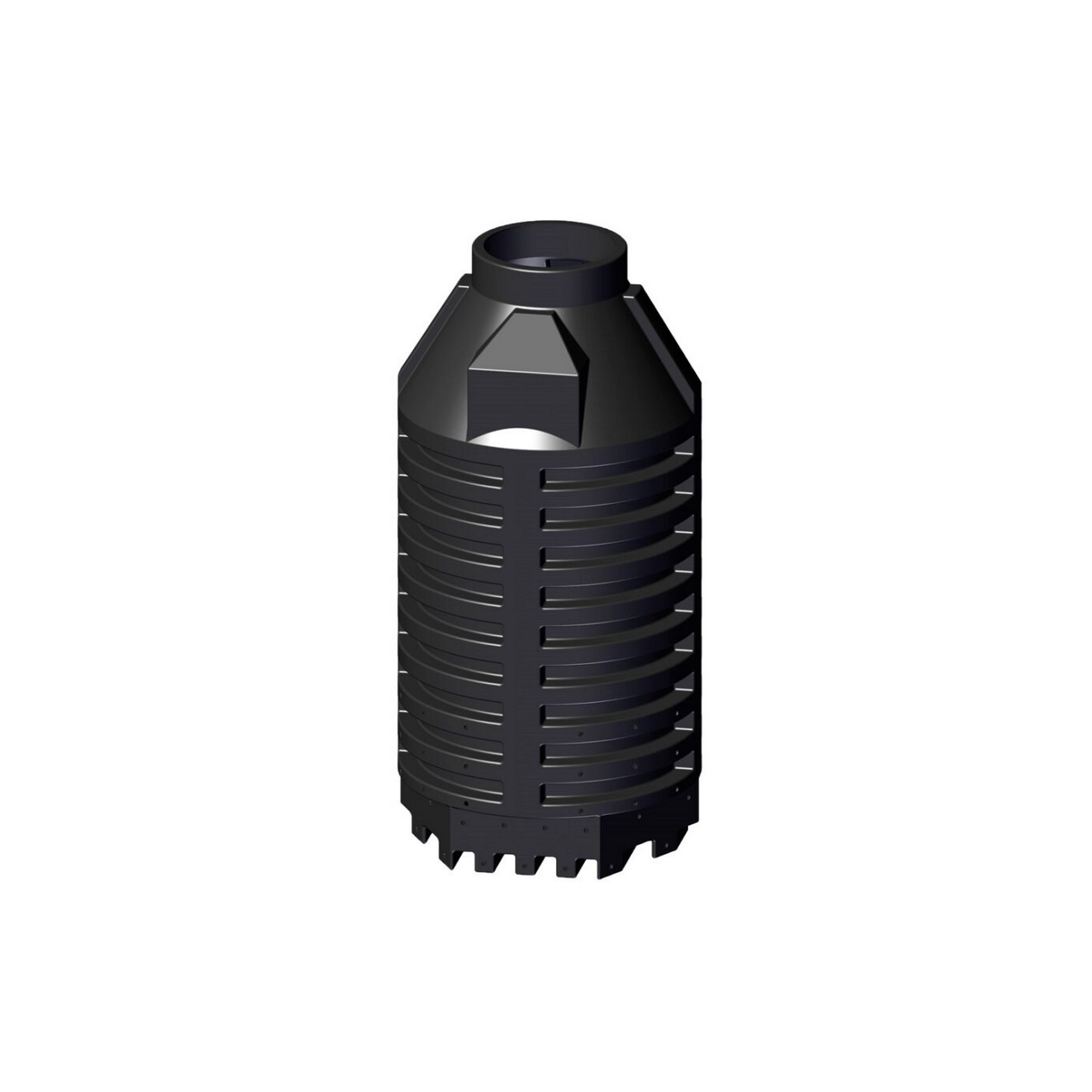 Sickerschacht 2.000 Liter mit Vlies Ø 117 x 239 cm