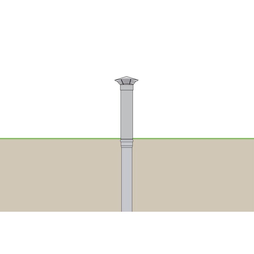 Dunsthut DN 110 50 cm