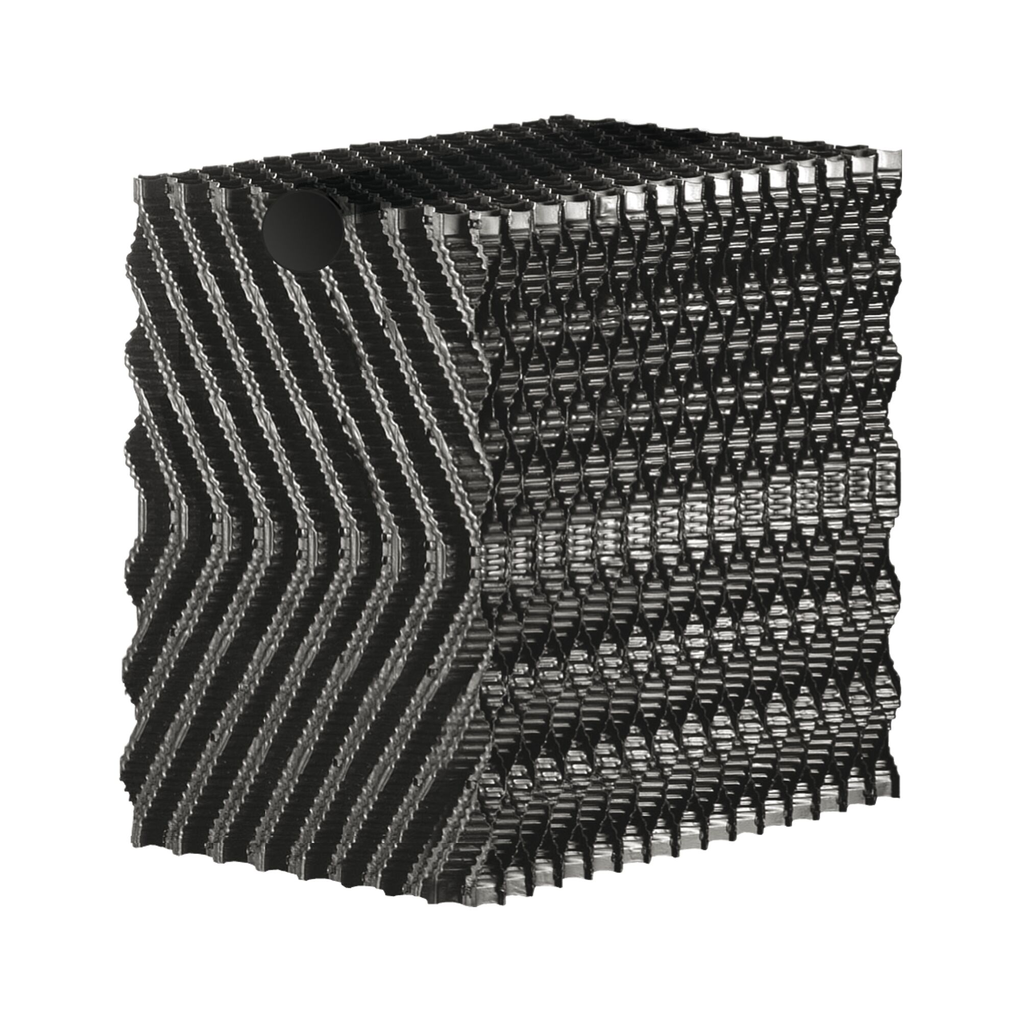 Schwarze Sickerbox