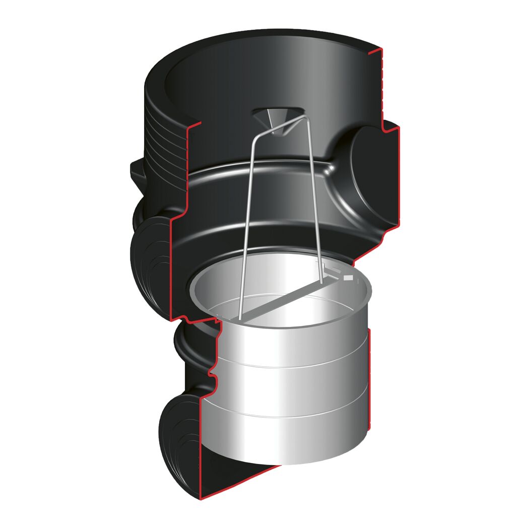TerraMax Vorfilter, auseinander gebaut