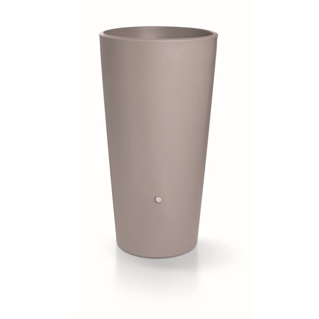 Regentonne 'Rainbowl Flower' taupe 150 l