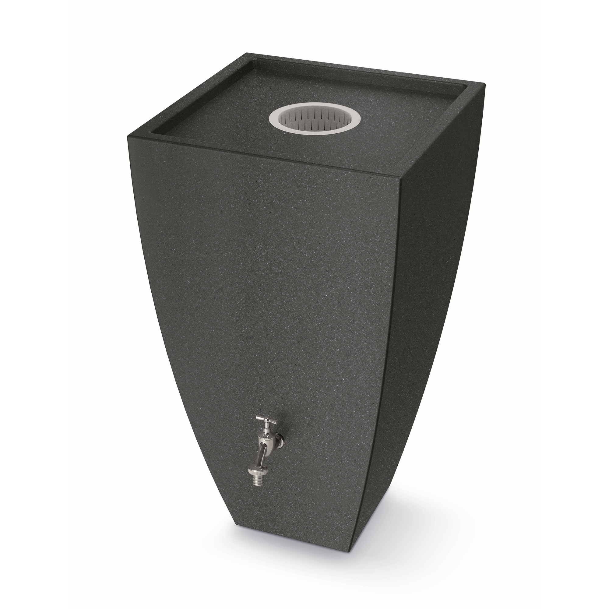 Regentonne 'Modena' schwarz 200 l