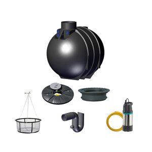 Gartenanlage 'BL-II Basic' 7.600 Liter 276,5 x 231 x 233 cm