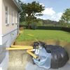 Schema einer Gartenanlage mit Zisterne