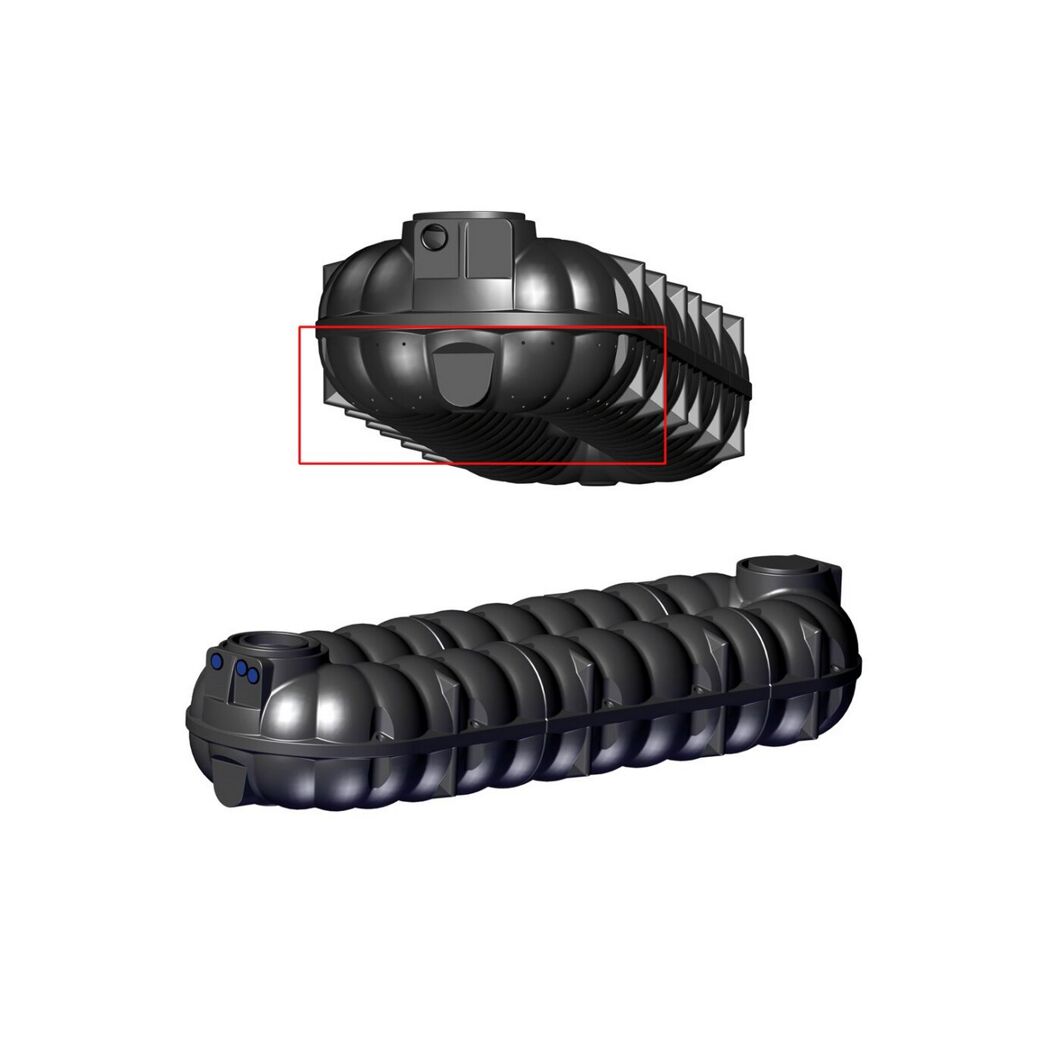 Zisterne 'Neo' schwarz 13000 l