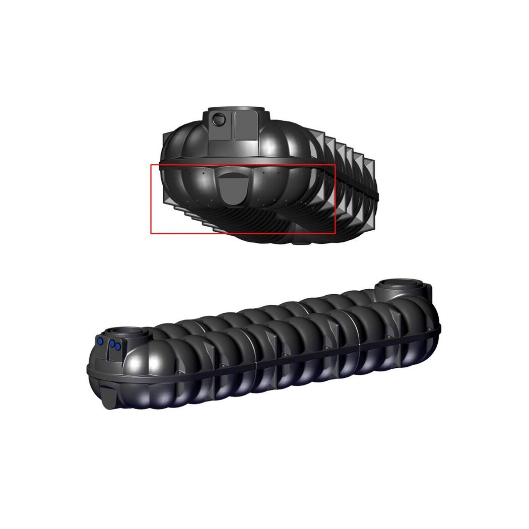 Zisterne 'Neo' schwarz 15000 l