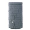 Graue Regentonne Arcado 230 l mit Wasserhahn