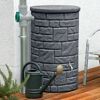 Regentonne Arcado 230 L black granit mit Gießkanne
