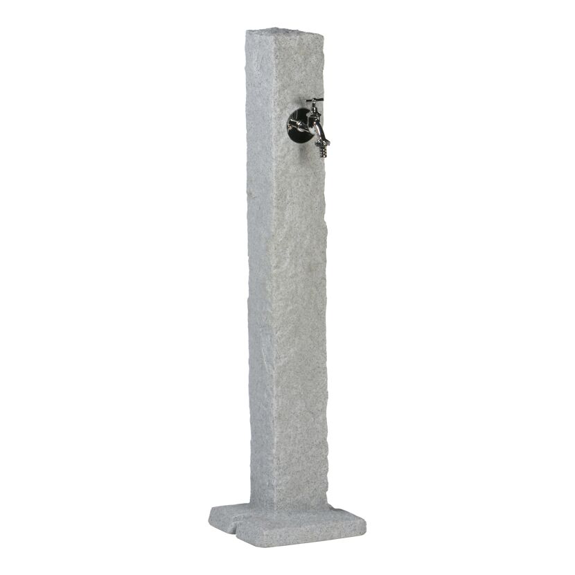 Wassersäule Natura Granit mit Wasserhahn