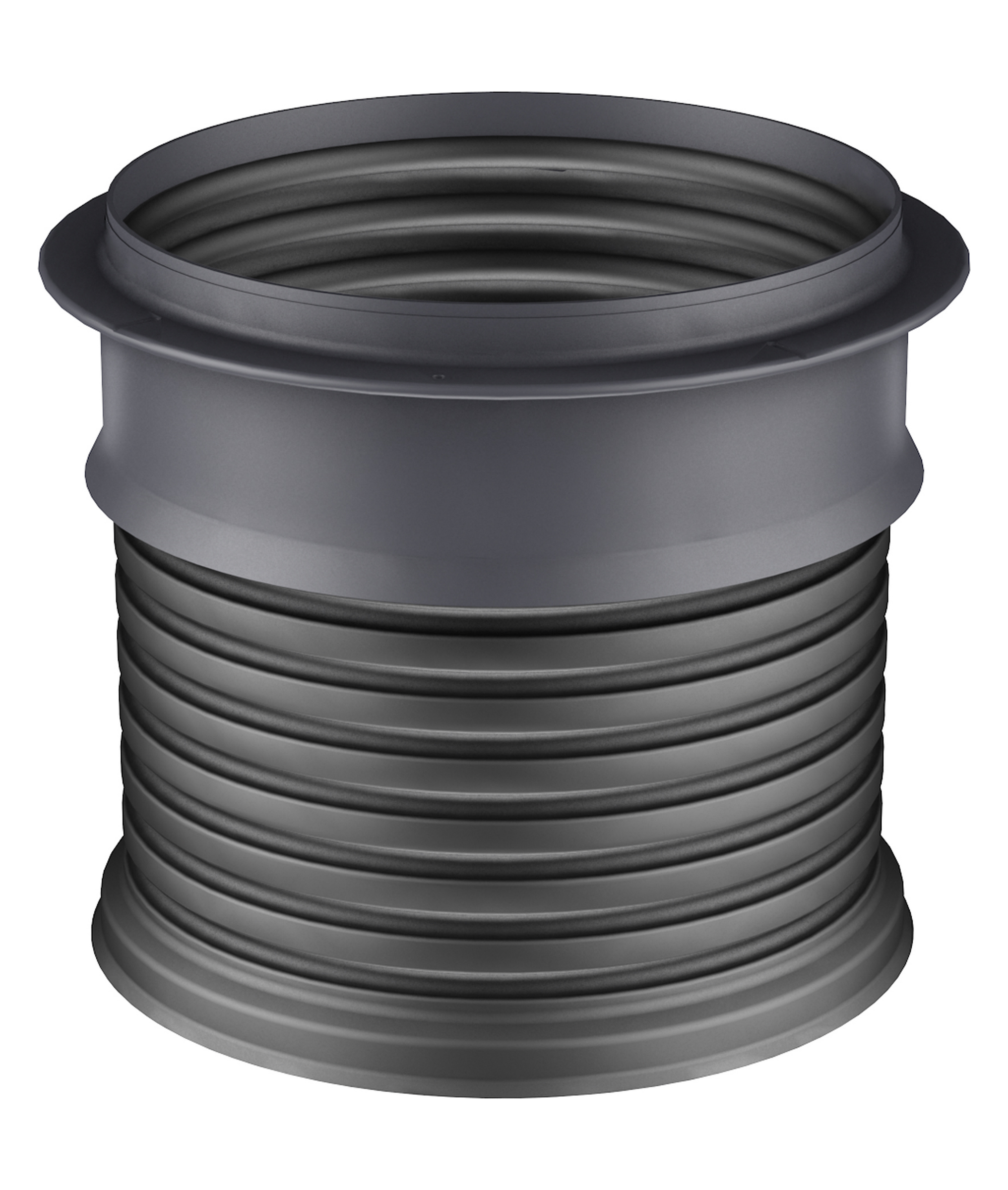 Wellrohr DN 250, flexibles Kunststoffrohr