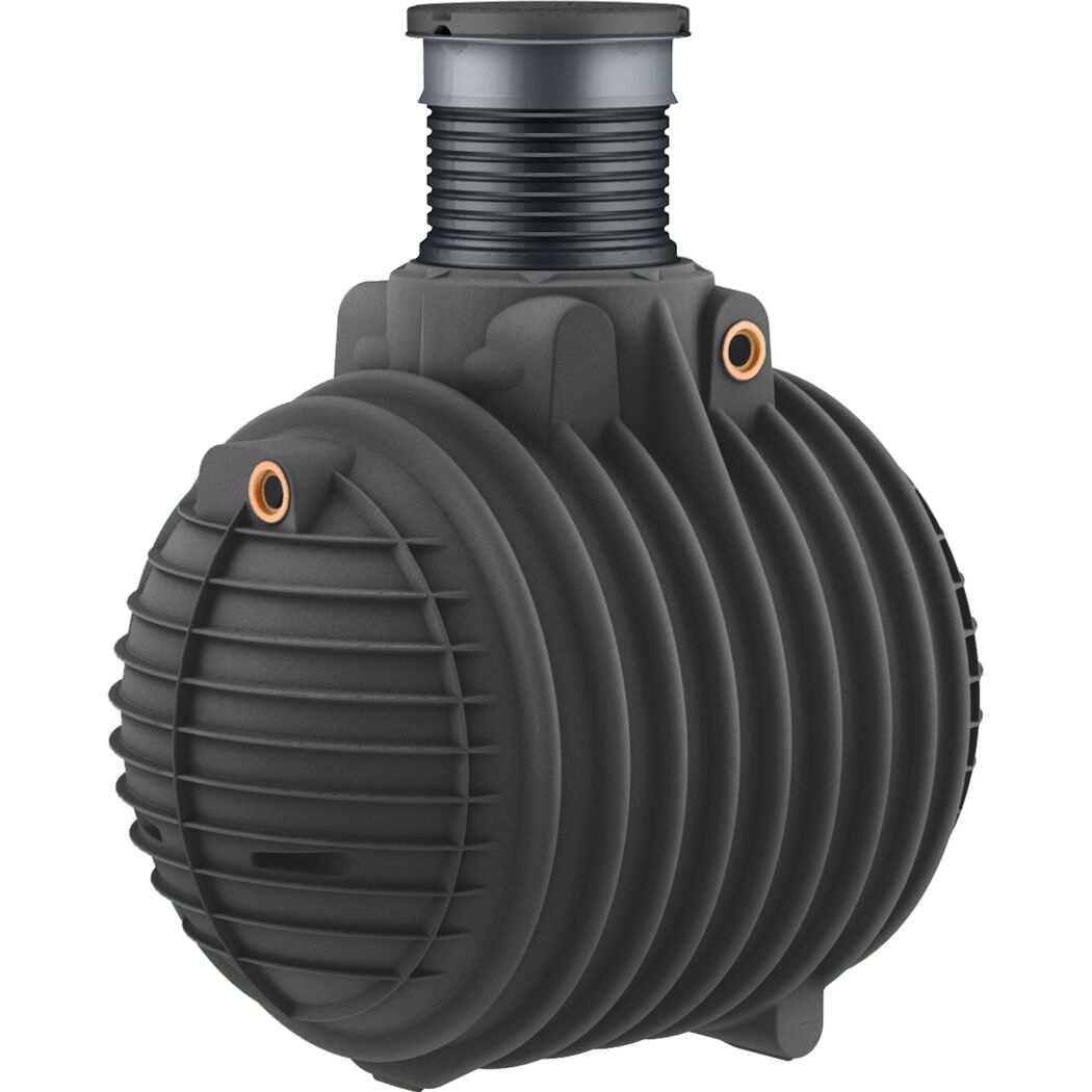 Sammelgrube 'Columbus' schwarz 3700 l