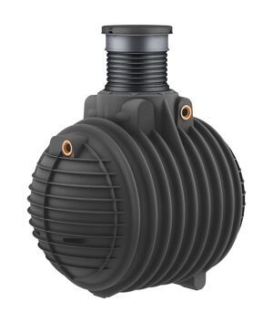Sammelgrube 'Columbus' schwarz 3700 l PKW-befahrbar