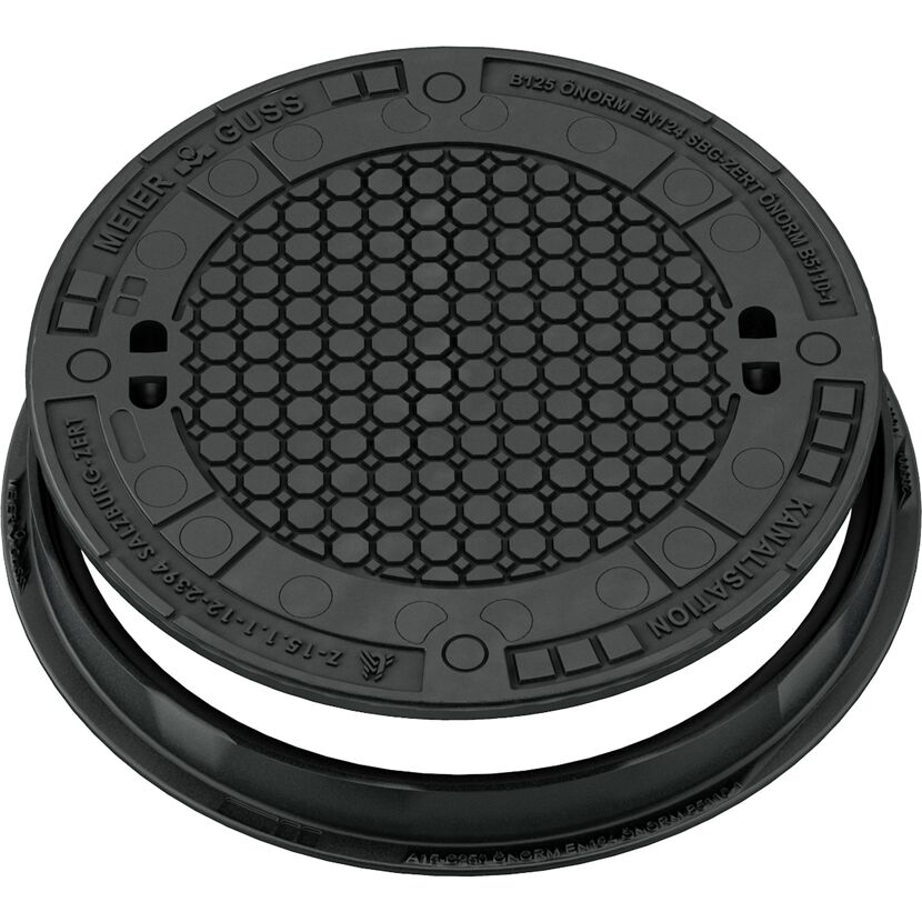 Sammelgrube 'Columbus' schwarz 3700 l
