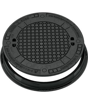Tankabdeckung PKW-Modul Ø 72,5 cm schwarz