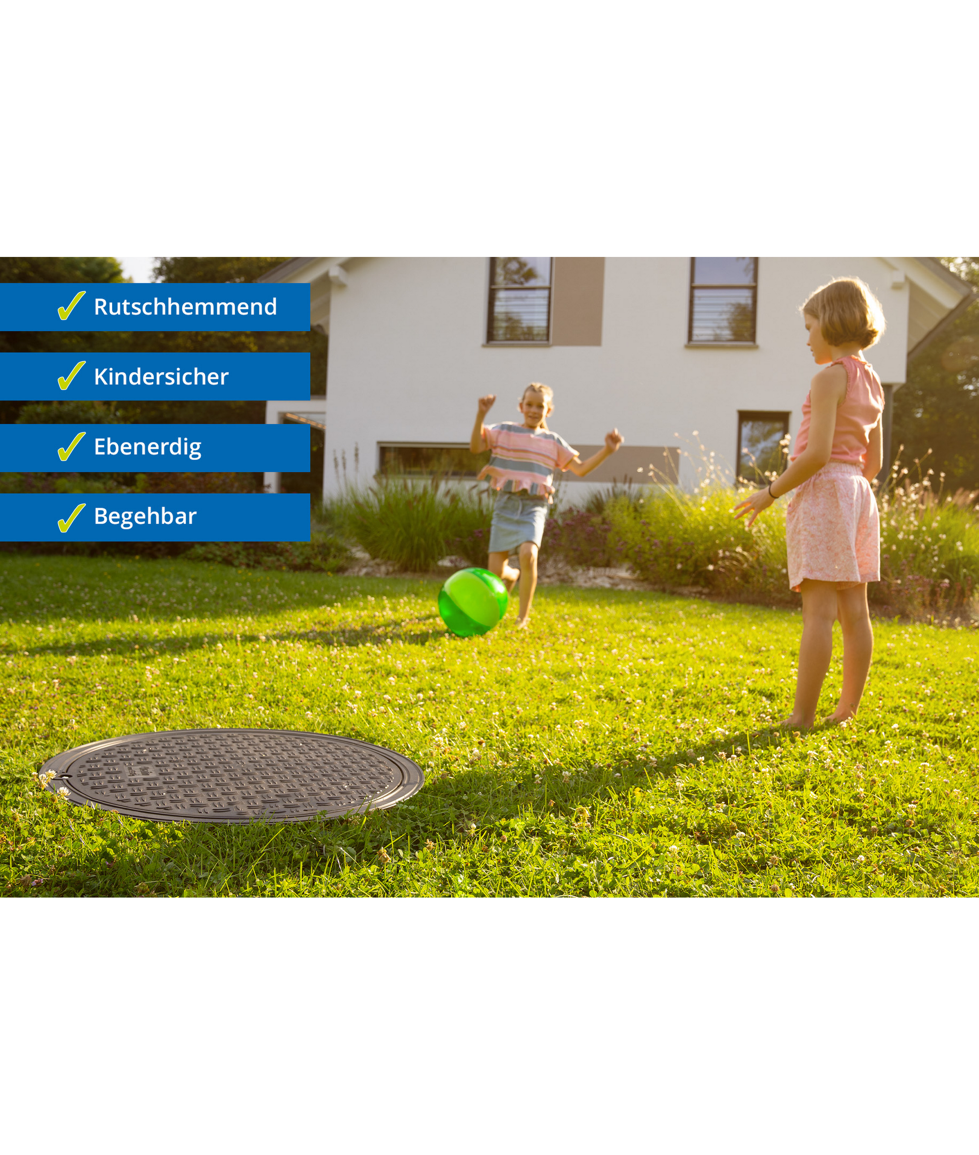 Zisterne 'Garten-Comfort Flat M' blau 3000 l
