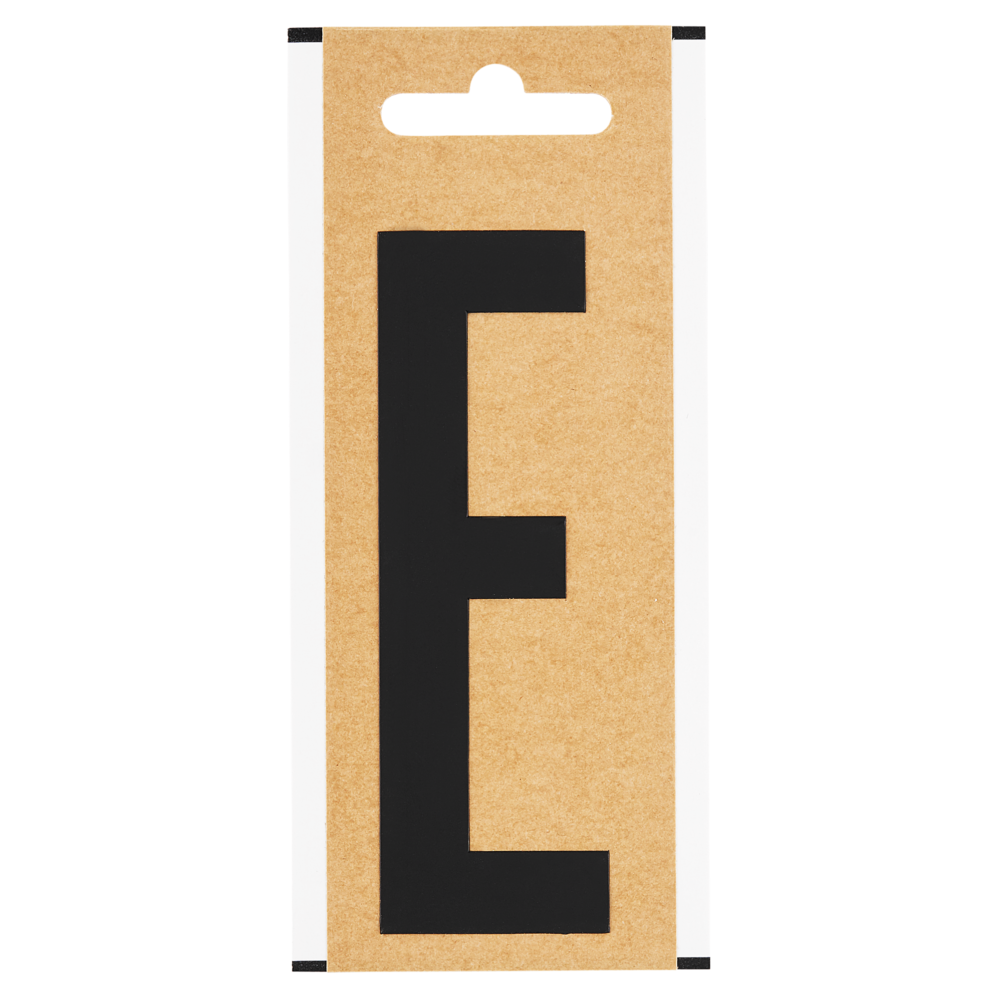 Folienbuchstabe 'E' 10 cm, schwarz + product picture