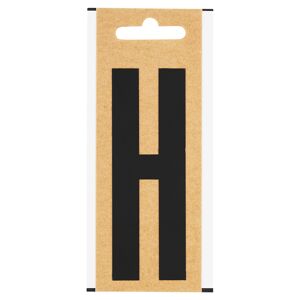 Folienbuchstabe 'H' 10 cm, schwarz