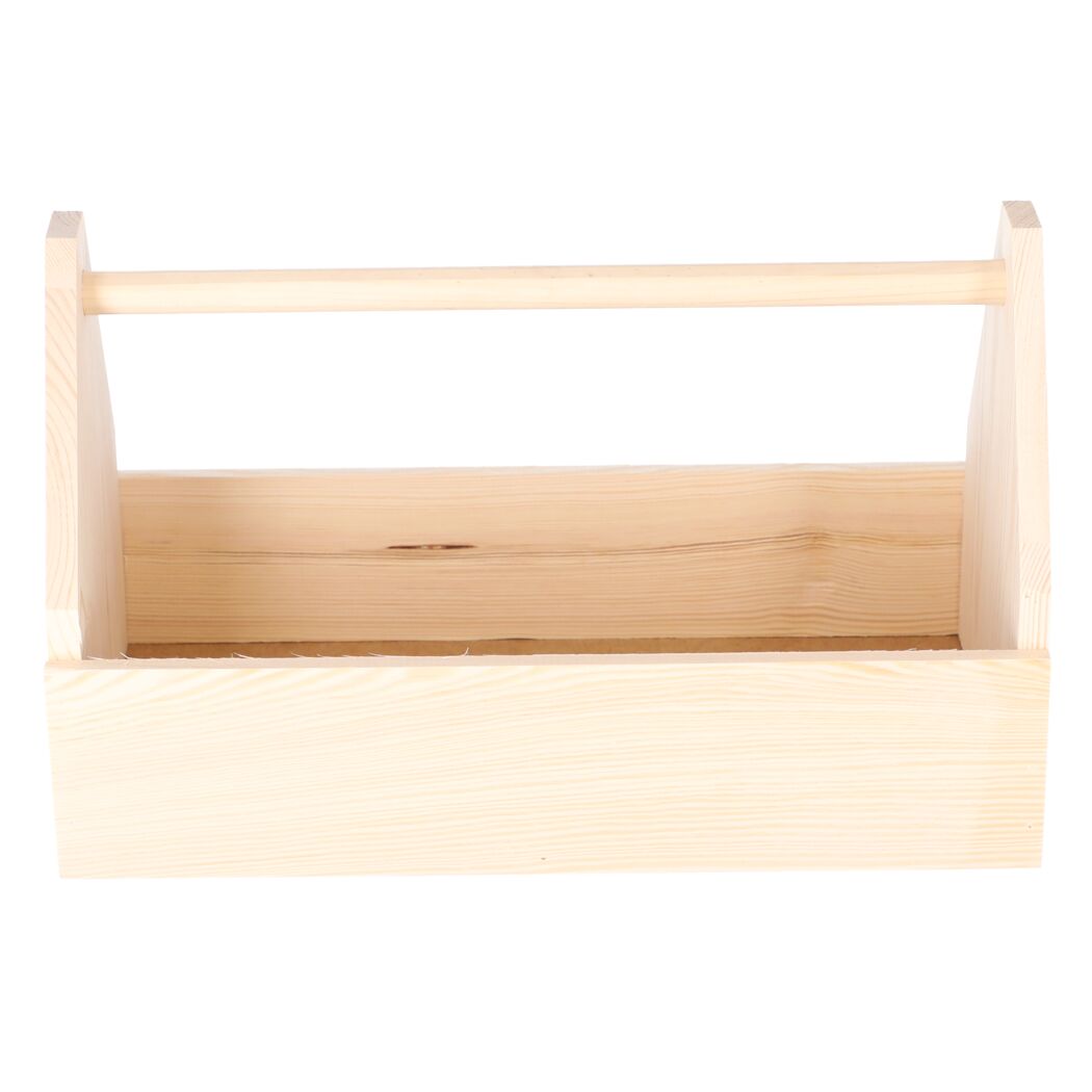 Werkzeugkiste Kiefernholz 42 x 26 x 21 cm