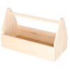 Werkzeugkiste Kiefernholz 42 x 26 x 21 cm