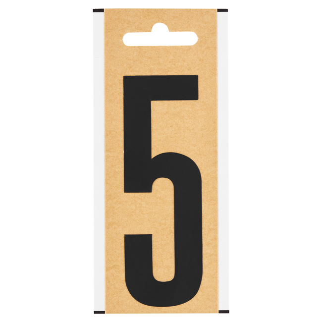 Bild von Folienziffer '5' 10 cm, schwarz